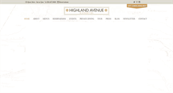 Desktop Screenshot of highlandavenuerestaurant.com